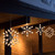 150 Count White Snowflake Icicle Christmas Lights, 8.5 ft White Wire