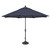 11ft Outdoor Patio Octagon Umbrella with Push Button Tilt, Navy Blue