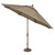 11ft Outdoor Patio Octagon Umbrella with Push Button Tilt, Taupe Brown