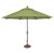 11ft Outdoor Patio Octagon Umbrella with Push Button Tilt, Green