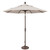 7.5ft Outdoor Patio Octagon Sunbrella Market Umbrella with Bronze Push Button Tilt, Off White