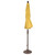7.5ft Outdoor Patio Octagon Sunbrella Market Umbrella with Bronze Push Button Tilt, Lemon Yellow