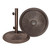 20.25" Bronze Durable Round Umbrella Stand, 50 lbs