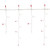100ct Red and Clear Mini Icicle Christmas Lights- 5.75ft, White Wire