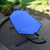 135" Steel Arc Stand Combination and Padded Olefin Fabric Hammock Hanging Chair