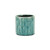 4.5" Blue Small Argyle Outdoor Planter Pot