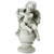Captivate with 15.25" Gray Cherub Angel Playing Instrument Outdoor Garden Statue