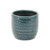 5.5" Blue Dotted Large Outdoor Planter Pot