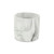 5.5" Large White and Gray Ceramic Outdoor Planter Pot