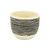 5.75" Large Zebra Stripe Outdoor Planter Pot