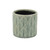 5.5" Green Medium Argyle Outdoor Planter Pot