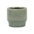 5.5" Green Large Ruffled Ridge Outdoor Planter Pot
