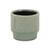 5.5" Green Large Ruffled Ridge Outdoor Planter Pot