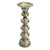 18.5" Silver Traditional Antique Pillar Candle Holder