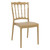 36" Gold Stackable Outdoor Patio Dining Chair