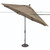 11ft Outdoor Patio Octagon Umbrella with Black Push Button Tilt, Beige