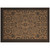 5.25' x 7.25' Chestnut Brown Floral Outdoor Area Throw Rug