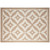 7.75' x 10' Beige and Ivory Geometric Outdoor Area Throw Rug