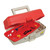 Take Me Fishing Red and Beige Tackle Box 12”