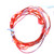 20 LED Battery Operated Red Christmas Fairy Lights - 6.25 ft Copper Wire
