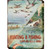 Blue and Green Bait and Tackle Outdoor Canvas Rectangular Wall Art Decor 40" x 30"