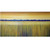 Yellow and Blue Golden Reeds Outdoor Canvas Rectangular Wall Art Decor 24" x 48"
