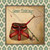 Brown and Red Gone Fishing Outdoor Canvas Square Wall Art Decor 24" x 24"