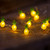 10-Count LED Yellow and Green Pineapple Fairy Lights - Warm White