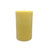 3.75" Yellow Tangerine Scented Aromatherapy Pillar Candle