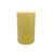 3.75" Golden Yellow Organic Beeswax Pillar Candle