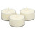 Pack of 200 White Organic Soy Wax Tealight Candles 6"