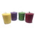 Pack of 24 Multicolor Handmade Votive Candles