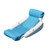 Relax in Style with the 66-Inch Inflatable Blue and White Pool Lounge Chair