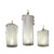 LED Lighted Glitter Frosted Candles - 9.5" - Set of 6