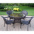 Gray Synthetic Wicker Armless Chair with Green Cushion 34"