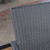 5pc Gray Contemporary Wicker Outdoor Furniture Patio Dining Set - Gray Cushions