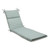 72.5" Facetas Geométricas Light Blue and White Outdoor Patio Chaise Lounge Cushion