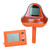 8" Orange Wireless Digital Pool Thermometer with Receiver Station