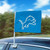 14" x 11" NFL Detroit Lions Car Flag