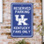 18" NCAA University of Kentucky Wildcats 'Reserved Parking' Wall Sign