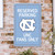 18" NCAA North Carolina Tar Heels 'Reserved Parking' Wall Sign