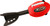 10.25" Red and Black Hydro Whistle Dart Swimming Pool Toy