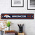 23.5" NFL Denver Broncos "Ave" Street Wall Sign