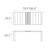 7-Piece White Patio Dining Set with Extendable Table 86"