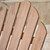 36" Brown Contemporary Outdoor Patio Adirondack Chair