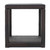 21.5" Brown Contemporary Outdoor Patio Side Accent Table