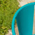 3-Piece Matte Teal Blue Contemporary Outdoor Furniture Patio Bistro Set