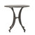 19.25" Bronze Finish Contemporary Outdoor Patio Round Side Accent Table