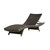 79.25" Brown Contemporary Outdoor Garden Chaise Lounge Chair