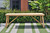 3.25' x 7.5' Tortilla Brown Indoor and Outdoor Modern Country Style Rectangular Patio Garden Dining Table